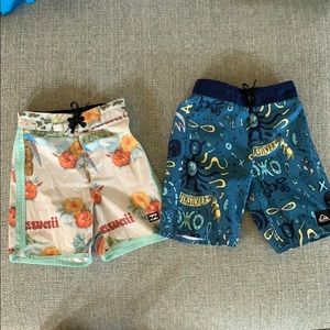 Quicksilver Billabong Sz5 Boy Shorts